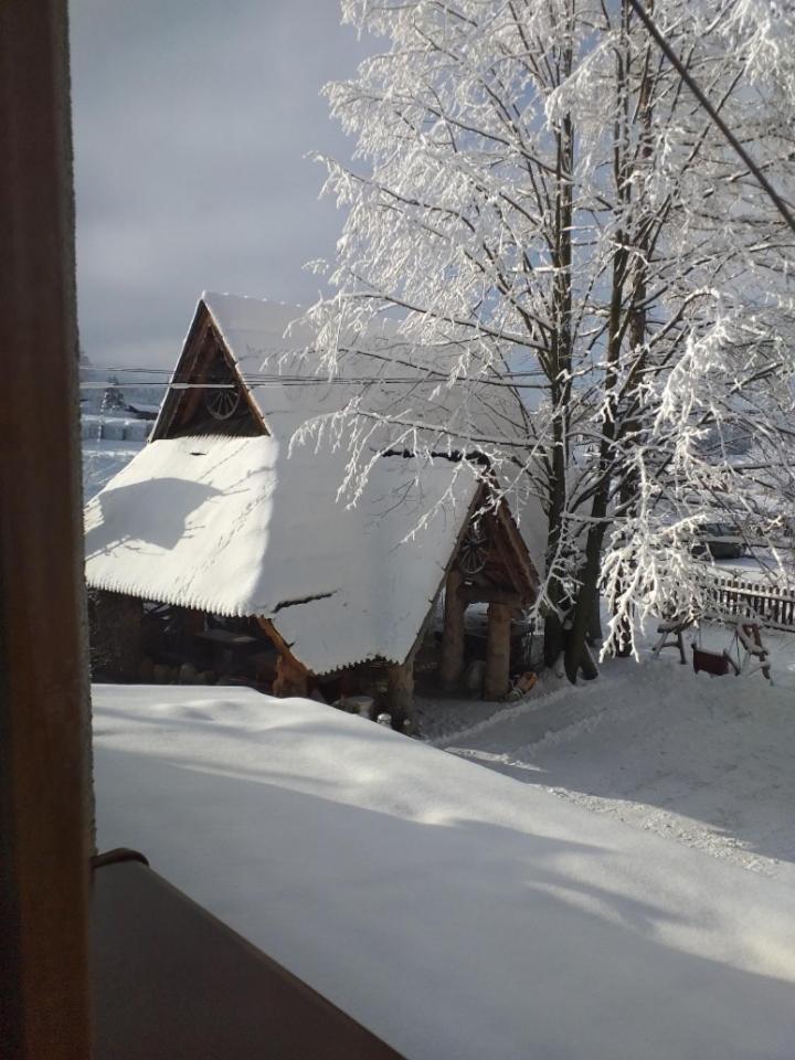 Goralski Domek Z Kominkiem - Highlander Wooden House Murzasichle Esterno foto