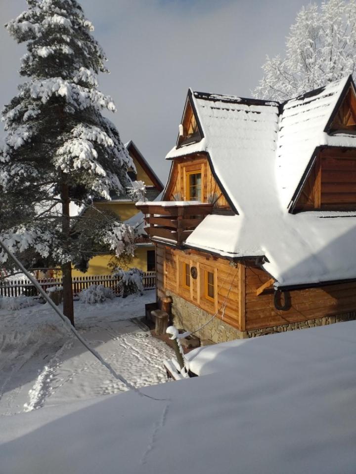 Goralski Domek Z Kominkiem - Highlander Wooden House Murzasichle Esterno foto